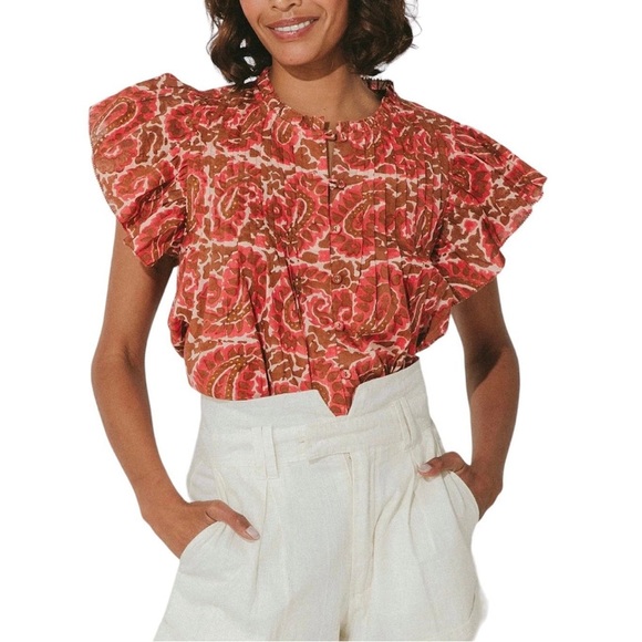 NWT Cleobella Calla Blouse Aurora - Picture 3 of 7